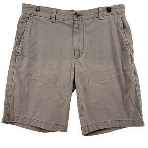 Vineyard Vines Breaker Shorts Men's 32 Khaki Cotton Spandex Classic Fit Chino